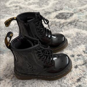 Dr. Martens Kids Patent Leather Boots